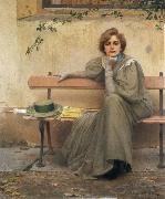 Vittorio Matteo Corcos Dreams Germany oil painting artist